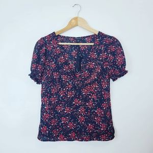 DYNAMITE | NWT Black and Red Short Sleeve Blouse